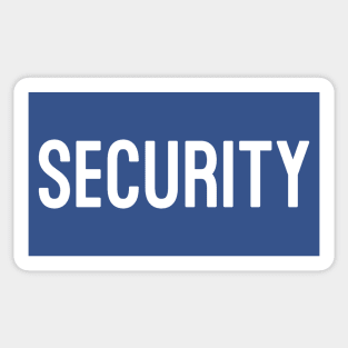 Security (White) Sticker